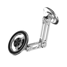 Magnetic universal car phone mount with dashboard/windshield strong suction