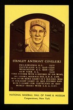 Sports chrome postcard Baseball Hall of Fame NY Teich T4C Stanley Coveleski