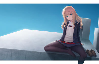 Anime Girls Digital Art Artwork Fan Art SSSS  Gaming Mat Desk 40934