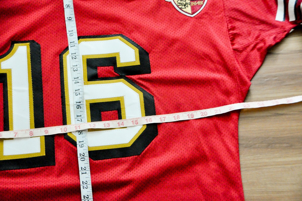 16 San Francisco 49ers Reebok Jersey Authentic 1996 Pro Line 50th