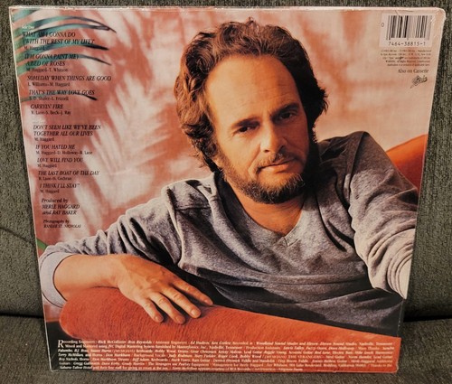 MERLE HAGGARD - That's The Way Love Goes LP 1983 Epic Records Sealed Old Stock - Picture 2 of 2