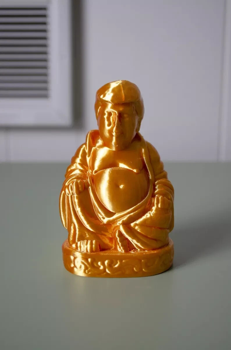 MAGA 2024 Donald Trump Buddha statue, printed in PLA, in