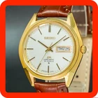 Vintage 1971 [N-MINT] SEIKO LORD MATIC 5606-7190 Gold Automatic Men Watch
