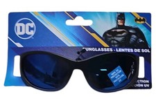 Kids BATMAN Blue Mirror Wraparound Sunglasses 100 UV Shatter Resistant