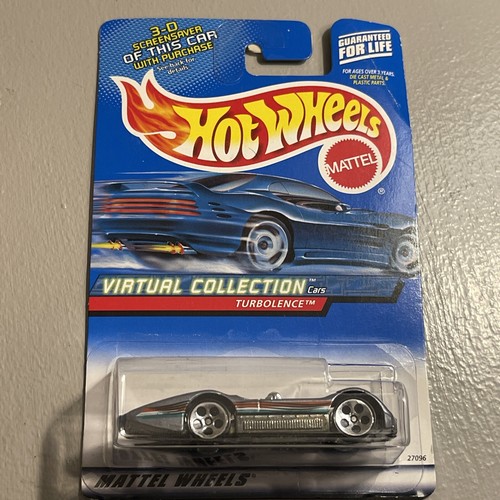 Hot Wheels Virtual Collection Turbolence #129 - Silver - NEW - 第 1/9 張圖片