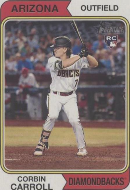 2023 Topps Heritage - Corbin Carroll #209 - 1 of 1