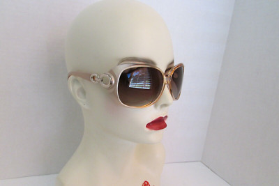 Authentic DUCO DC1220 Polarized Peach Nude Pearl Frame Sunglasses Eyeglasses 130