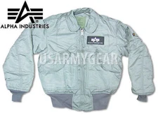 Made in US Alpha Industries CWU-45P Army Military Pilot Bomber Flight Jacket XXL