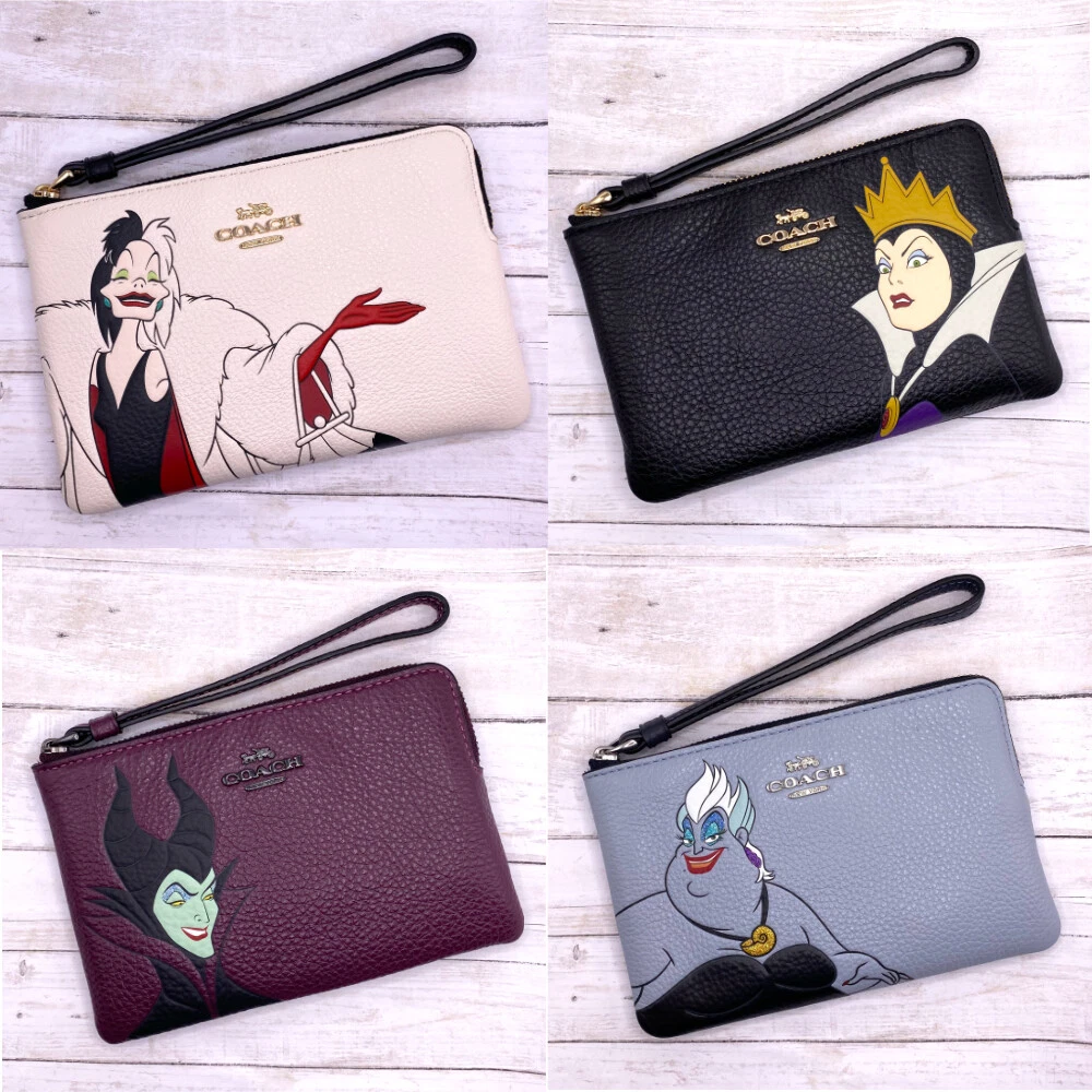 Disney+x+Coach+Villains+Ursula+Little+Mermaid+Wristlet for sale