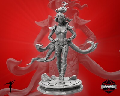 Wald Elfin Miniatur Langhaarige Schönheit Figur High Fantasy Figur NSFW 3D Druck