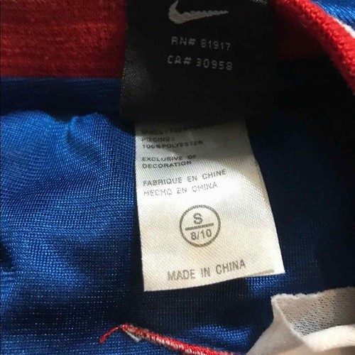 Vintage Nike NBA East West Jersey Youth Satin Mesh S 8/10 - Picture 4 of 4