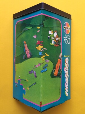 MORDILLO Puzzle 750 Love Putt + OVP Box Poster HEYE Spiel 3D NEU Master Dreieck