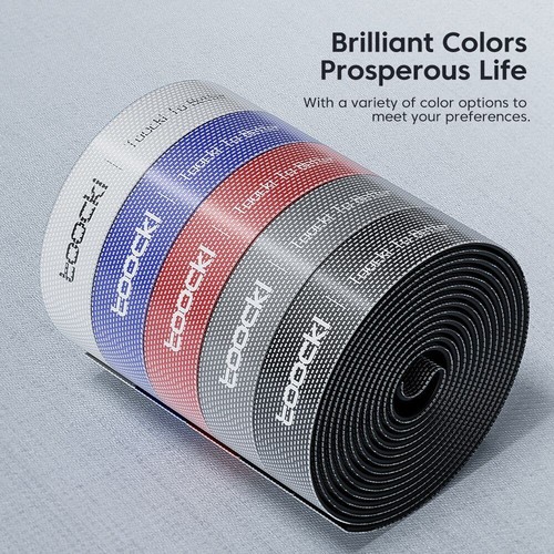 Organizzatore cavi avvolgitore filo nylon cinturino per auricolari gestione cavo mouse larghezza 1 cm - Foto 5 di 22