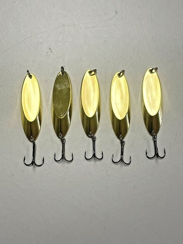 10 neue, goldene Löffel im Kastmaster-Stil, 1 Unze ideal für Forelle & Bass - Bild 5 von 8