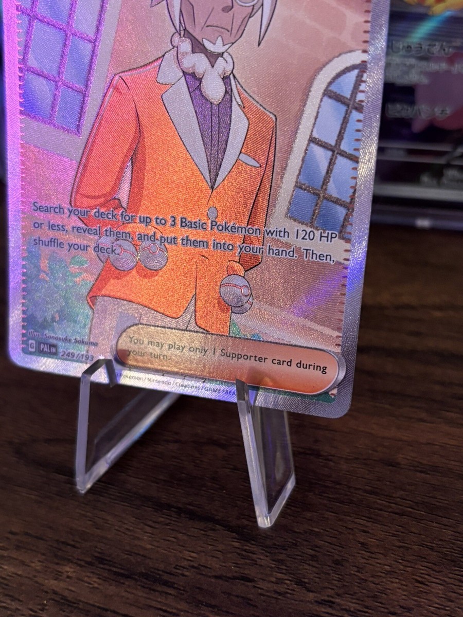 Pokmon TCG Clavell 249/193 Trainer Full Art Ultra Rare Holo- Paldea  Evolved | eBay