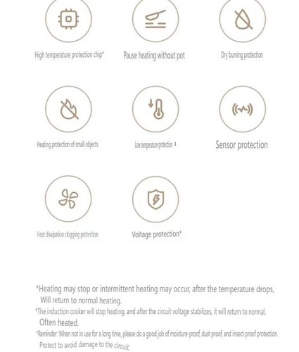Xiaomi Induction Cooker N1 Electric Cooktop Adjustable Stove 2100W Kitchen Home - Picture 2 of 12