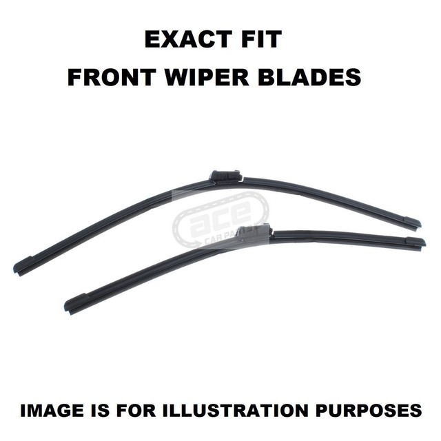 AUDI TT Mk2 Coupe 9//2006-3//2015 Frontal Limpiaparabrisas Cuchillas 1 Par