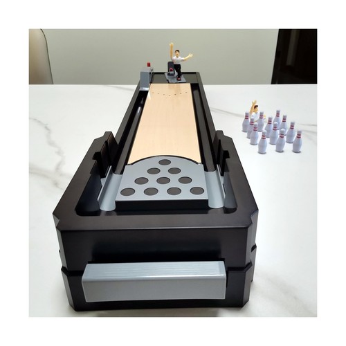 Table Bowling Game, Tabletop Bowling Alley, Desktop 10 Pins Mini Kids & Adult... - Picture 4 of 6