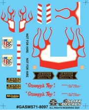 Slixx 8097 Gasser Mini Sheet #71 decal