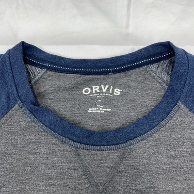 Pull Orvis Classic Collection - Col Rond, Bleu Foncé, Taille XL - Occasion Très Bon état