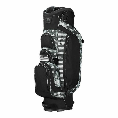 Ogio Vision Way Golf Bag Black/Gray Cart Stand Case w/ Shoulder