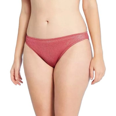 Shade & Shore Size Small 4-6 Metallic Mahogany Cheeky Style Bikini Swim Bottoms