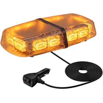 12/24V 72LED Rundumleuchte Magnet Strobe Licht Notfall Warnleuchte KFZ LKW 24W