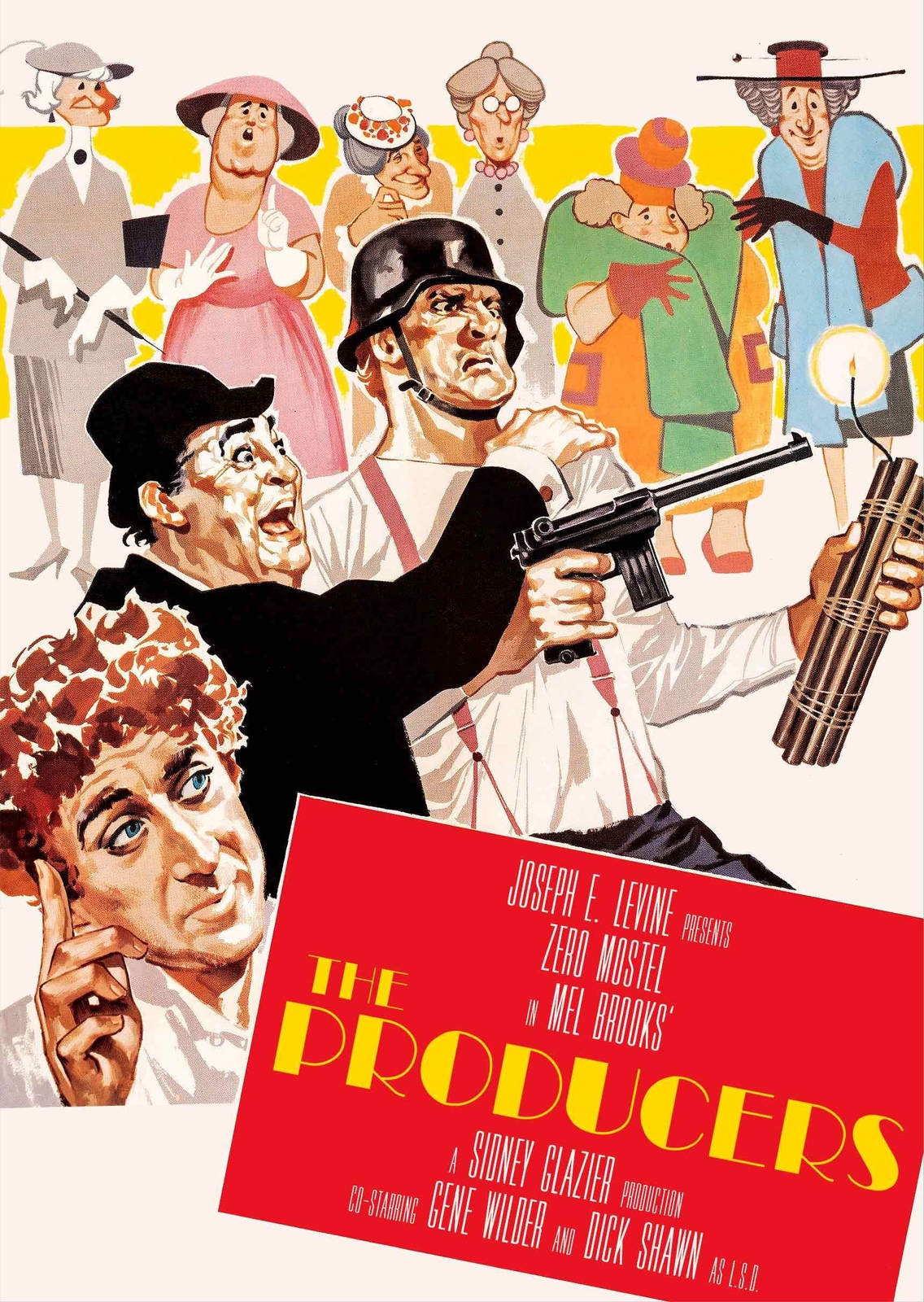 The Producers (DVD) Zero Mostel Gene Wilder Dick Shawn Kenneth Mars