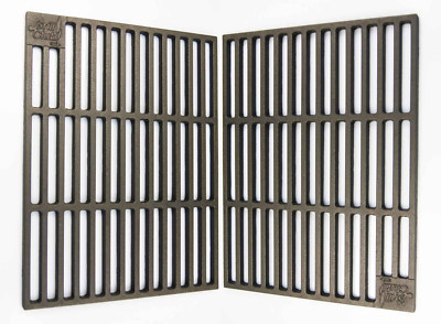 2 schwere Gusseisen Grillroste 41,5 x 27,5 cm ( 7 kg ) für Tepro Aktiva EL Fuego