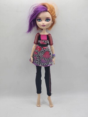 EVER AFTER HIGH DOLL 11.5'' RAPUNZEL'S DAUGHTER PRE-OWNED, (NO SHOES) 