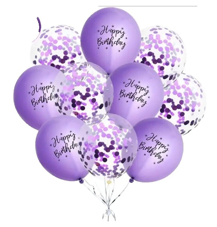 Birthday Oval Party Balloons