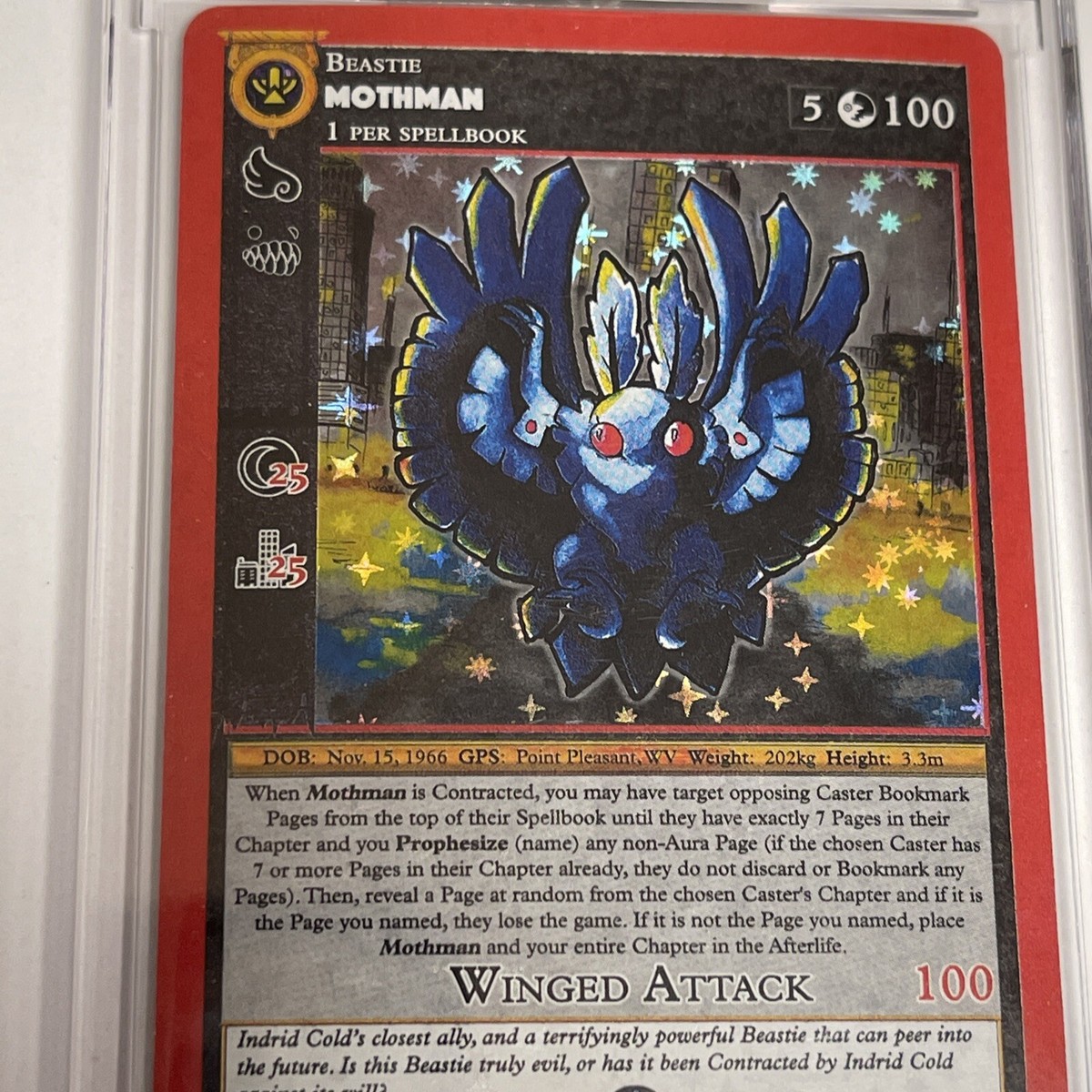 METAZOO CRYPTID NATION 2nd EDITION MOTHMAN FULL HOLO 3/159