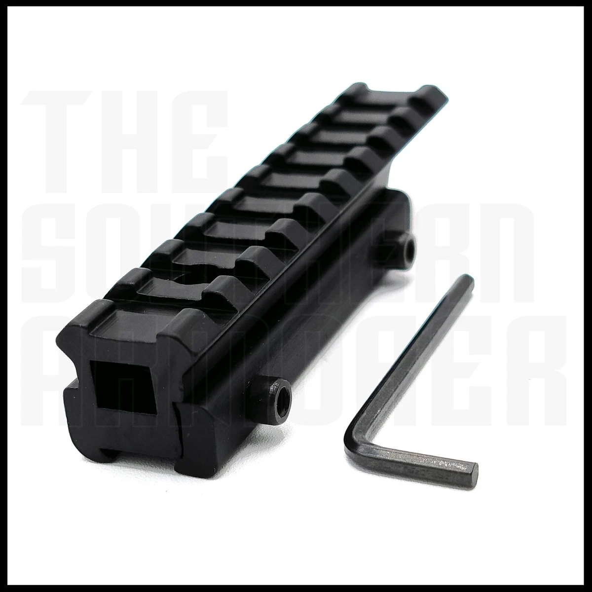 3/8″ DOVETAIL to PICATINNY/WEAVER 2-PIECE ADAPTER – black – Sousa Optics