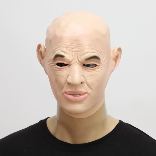 Máscara de piel humana sintética de látex para fiestas de Halloween bar entretenimiento lugar accesorios - Imagen 38 de 58