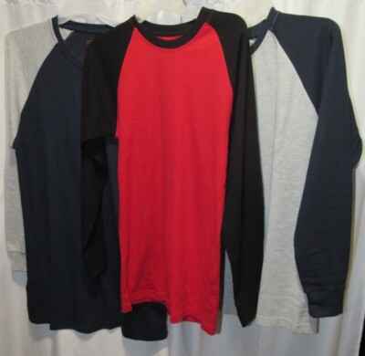New - Galaxy by Harvic, Long Sleeve Ribbed Texture Shirt, Varied Sizes & Colors