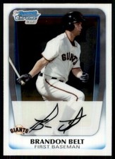 2011 Bowman Chrome Prospect Brandon Belt San Francisco Giants #BCP93