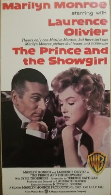 The Prince and the Showgirl Marilyn Monroe Laurence Oliver VHS 1994 Sealed