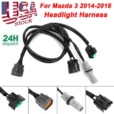 For Mazda 2014-2018 Mazda 3 Front Headlight Wiring Harness Replace BHN1-51-0K6A