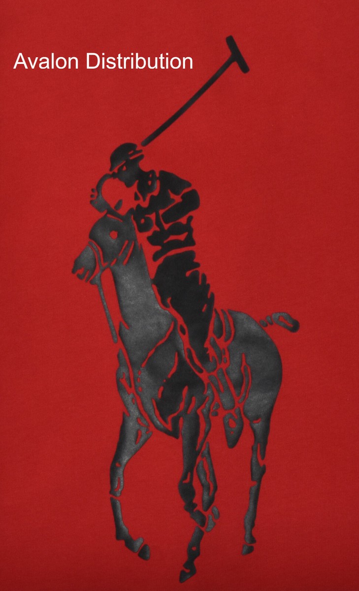 Men's Polo Ralph Lauren Short Sleeve Big Pony Graphic T-Shirt New