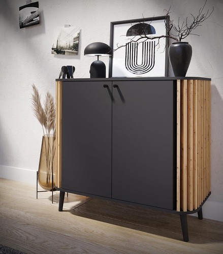 xonox Sideboard Kommode Anrichte Schrank Wohnzimmer - Wohnen Pure - 92x87,5x40 - Bild 2 von 6