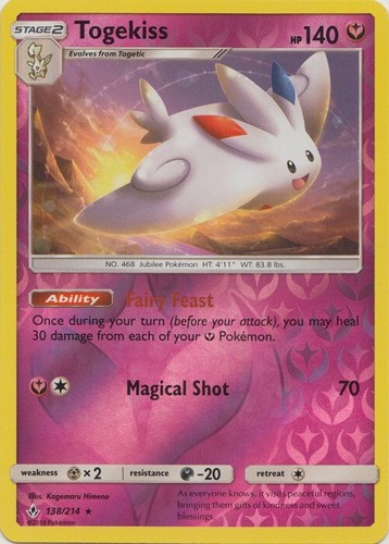 pokemon unbroken bonds most valuable cards Pokemon - Sun & Moon - Unbroken Bonds - Aromatisse - 142/214