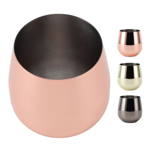 Stainless Steel Wine Glass Stemless Egg Shape 550ml Unbreakable Portable for Bar - Bild 12 von 21