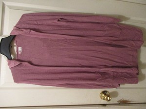 Details about Kohls Juniors SWEATER WITH HOOD So American Heritage Size L Pink Plum Ladies
