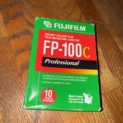 Fujifilm FP-100C ISO 3.5x4.2 in Professional Instant Colour Film New (O7)
