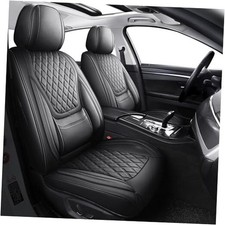 Car Seat Covers Full Coverage Universal Fit for Hyundai Elantra Front black