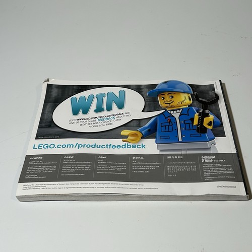 LEGO 42096 Technic Porsche 911 RSR Manual Instruction Book & Sticker Sheets ONLY - Picture 8 of 9