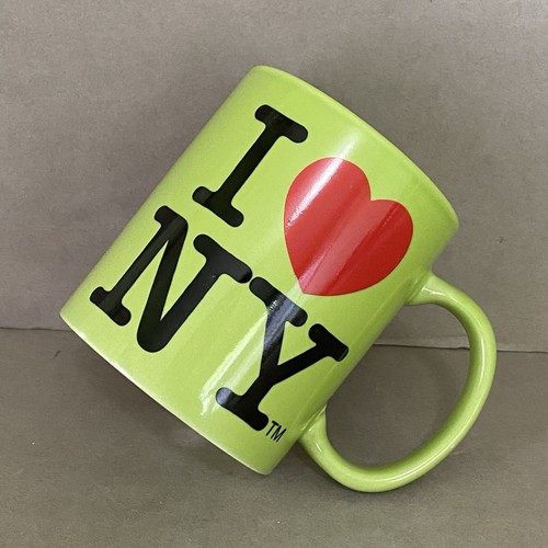 I ❤️ NY Green Love Tasse oder Tasse City Merchandise - kleiner Aufkleber - Bild 9 von 9