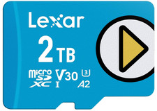 Lexar 2TB Play Blue Micro SD Card, 160MB/s Read, 4K, V30, UHS-I, A2 - Brand New