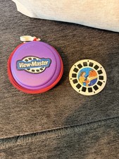View-Master Purple Hard Shell Zippered Storage Carry Case