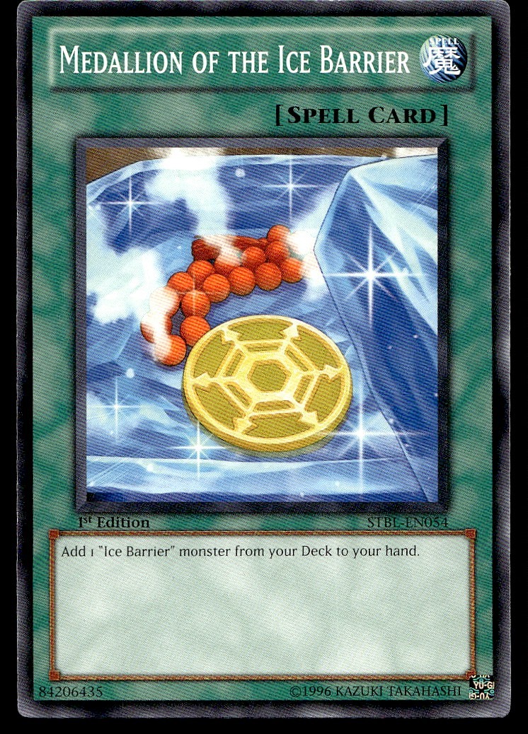 Medallion of the Ice Barrier - STBL-EN054 - 1st Edition - YuGiOh